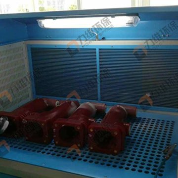 Grinding Downdraft Workbench in Metal Cutting Process